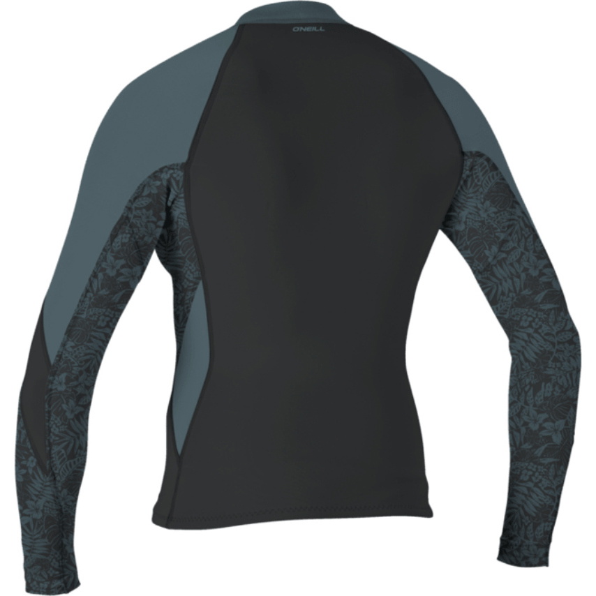 2026 O'Neill Womens Bahia 1/0.5mm Full-Zip Jacket 4933 - Tempered Steel / Shaded Island Sky / Shade